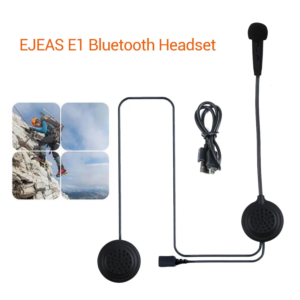 EJEAS E1 Wireless Bluetooth 4.1 Motorcycle Helmet Headset