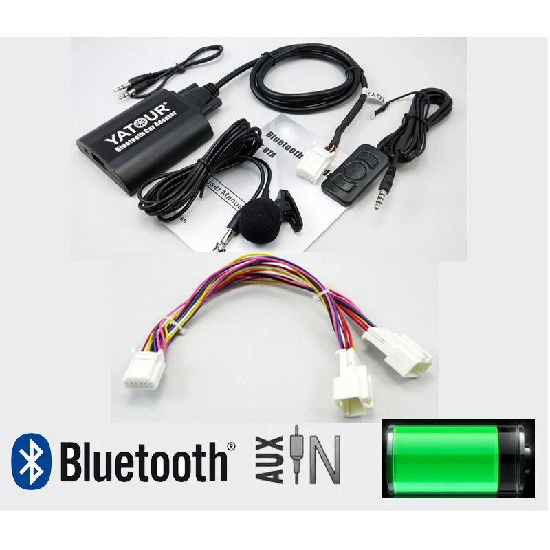 Yatour YT-BTA Bluetooth Remote Control Unit - USB MP3 Interface & Smartphone Controller For Car Audio Systems