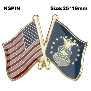

U.S.A & Air Force Friendship Flag Lapel Pins Flag Lapel Pins Country Flag Badge Flag Badge Brooch XY0662