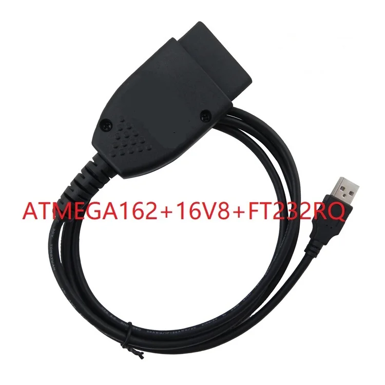 Кабель USB OBD2 сканер считыватель кода ATMEGA162+ 16V8+ FT232RL многоязычный - Цвет: 18.9