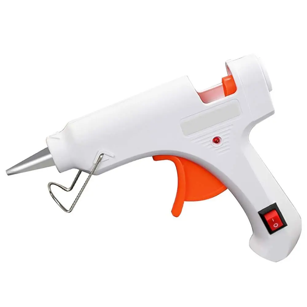 

110V/220V Hot Melt Gun 20W Mini White Hot Glue Gun With Switch Power Tool DIY Heating Glue Gun