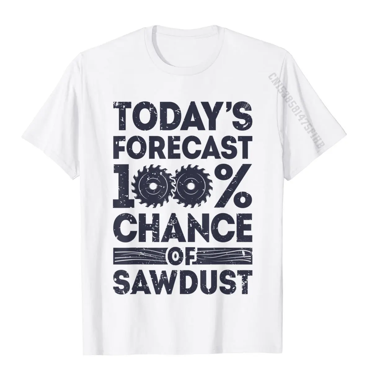 Cool Classic Custom Tops & Tees Round Collar Summer All Cotton Short Sleeve Tshirts for Men cosie Tee-Shirt Top Quality Todays Forecast Woodworking T shirt Funny Woodworker Dad T-Shirt__881 white