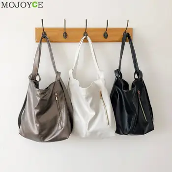 

Fashion PU Leather Shoulder Bags Multi-function Women Large Capacity Popular Simple Female Daily Bag