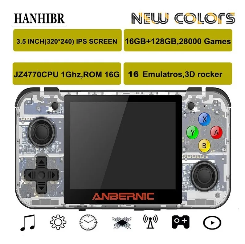 NEW ANBERNIC RG350 IPS Retro Games 350 Video games Upgrade game console ps1 game 64bit opendingux 3.5 inch 28000+ games rg350