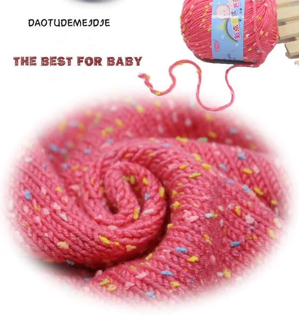 Lana Terciopelo Para Bebé Crochet Hilo De Lana Suave Para Tejer Para Bebé, Hilo Grueso De Terciopelo De Fibra Hilo De Ganchillo Para Tejer A Mano Tela Para Sueter Diy 50g Por