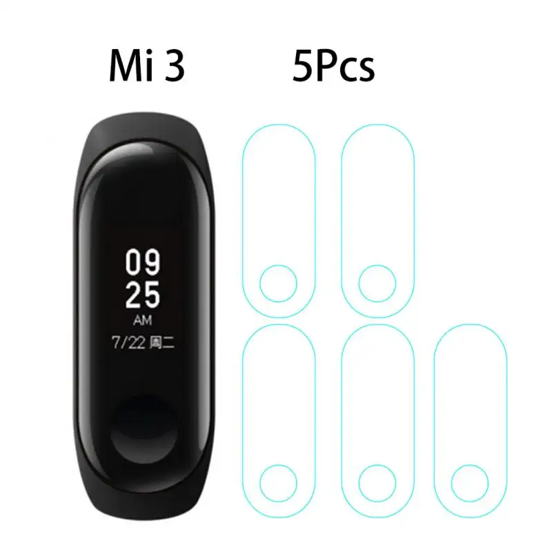 5 шт. Гидрогелевая Защитная закаленная пленка для Xiaomi Mi Band 4 3 2 прозрачная защитная пленка на весь экран - Цвет: 02