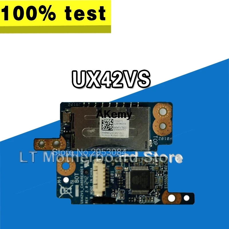 Для For Asus UX42 UX42V UX42VS SD кардридер + плата интерфейса вентилятора протестирована
