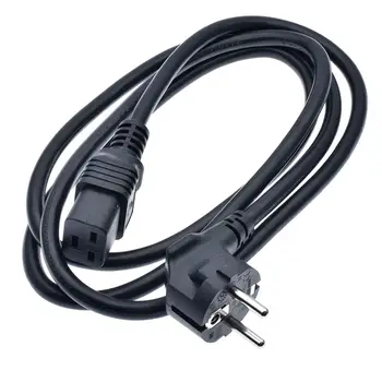 

EU-C19 EU European Russia Germany 3Pin To IEC 320 C19 Power Extension Cable Cord For PDU Chassis 16A 250V 1.8m/6ft 3*1.5mm