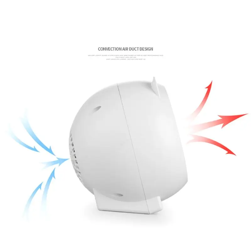Household Small Electric Heater Cute Cartoon Mini Desktop Heaters Home Office Winter Warmer Heating Fan EU/JP/US Plug