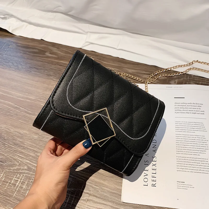 

Bag Women's 2019 New Style Korean-style Versatile Rhombus Shoulder Bag Fashion Small Fresh Shoulder Bag Trendy Bag