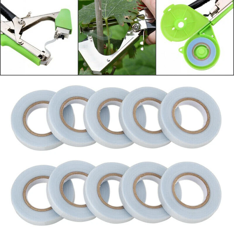 

10pcs/set Flower Vegetable Plant Branch Tying Binding PE Tapes Garden Tool Roll