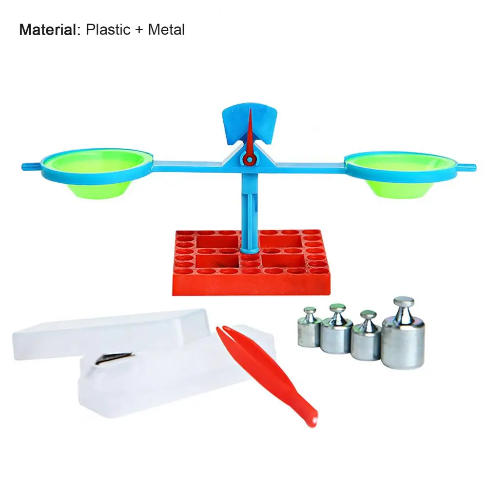 Physics Pallet Balance Kid Toy Scale Creative Educational DIY Self Assembly 3D Balance Scale Kids Toys