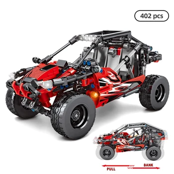 

402pcs City Speed Sports Car Building Blocks Beach Buggy Off-Road Car Technic Block Sand Vehicles Moc DIY Toys for Children