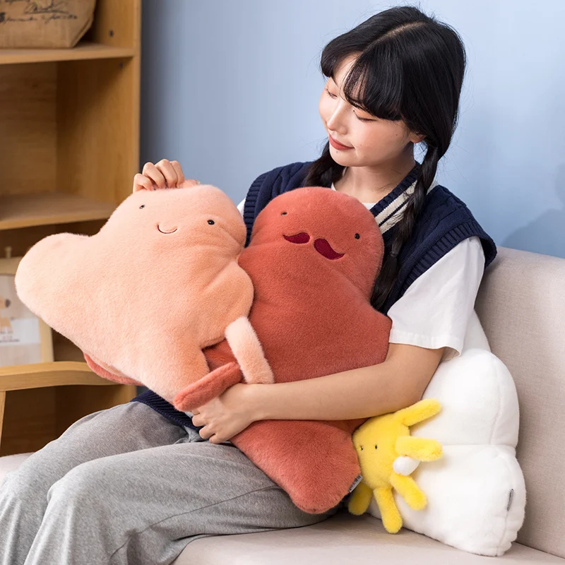 Cartoon Sun Moon Raindrop Throw Pillows Cushion Kawaii Pillow Cloud Creative Happiness Cloud Family Plush Toy Sofa Home Decor 5