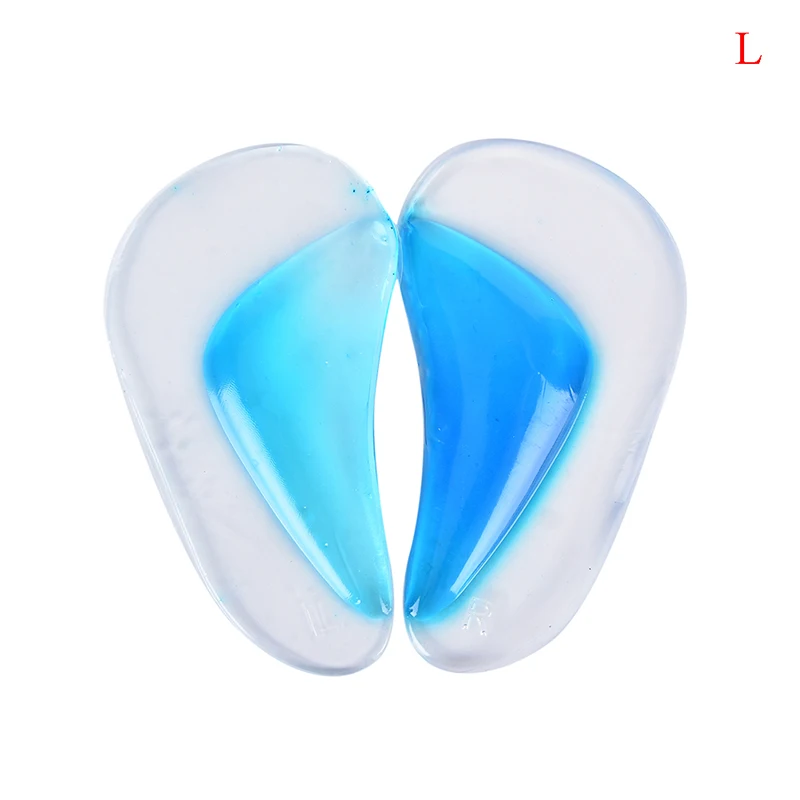L 2PCS Cushion Inserts Arch Support Insole Flat Foot Flatfoot Correction Shoe Insoles - Цвет: L