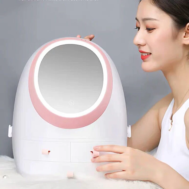Cosmetic-Storage-Box-Skin-Care-Products-Organzier-for-Makeup-with-Mirror-LED-Lights-OA66 (4)
