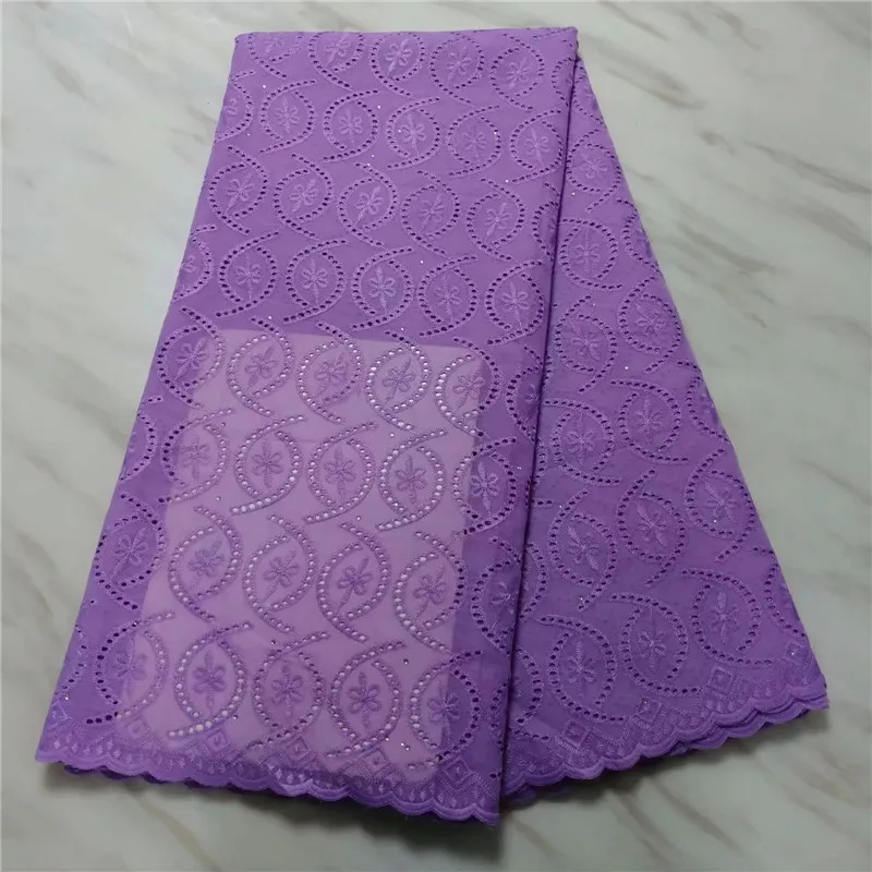 

5 yard Swiss lace fabric 2019 latest heavy beaded embroidery African cotton fabrics Swiss voile lace popular Dubai style PL0822