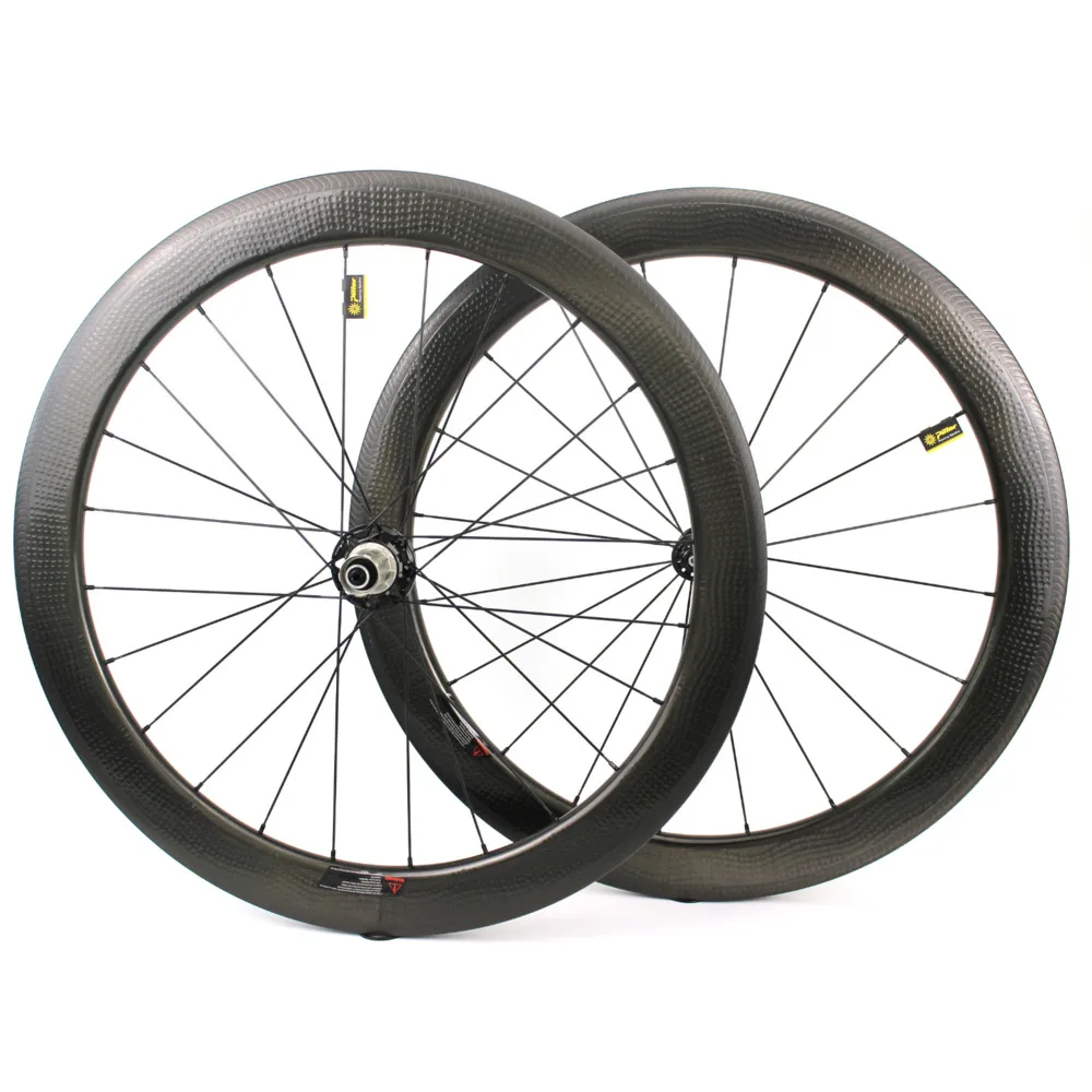 ELITEWHEELS 700c Углеродные дорожные колеса клинчер трубчатый тип Высокое TG углеродное