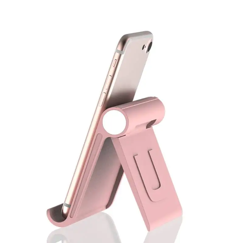 Регулируемая подставка для планшета держатель для iPad nintendo переключатель iPhone 7 6 Plus X 8 для LG Android планшеты samsung электронные ридеры регулируемая - Цвет: Розовый