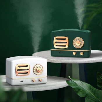 

Retro Air Humidifier 200ML Mini Diffuser USB Aromatherapy Aroma Diffuser Home Office Mist Maker Fogger with Led Light