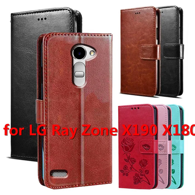 Чехол-книжка для LG Ray Zone X190 X180 защитный чехол телефона кожаный чехол-книжка |