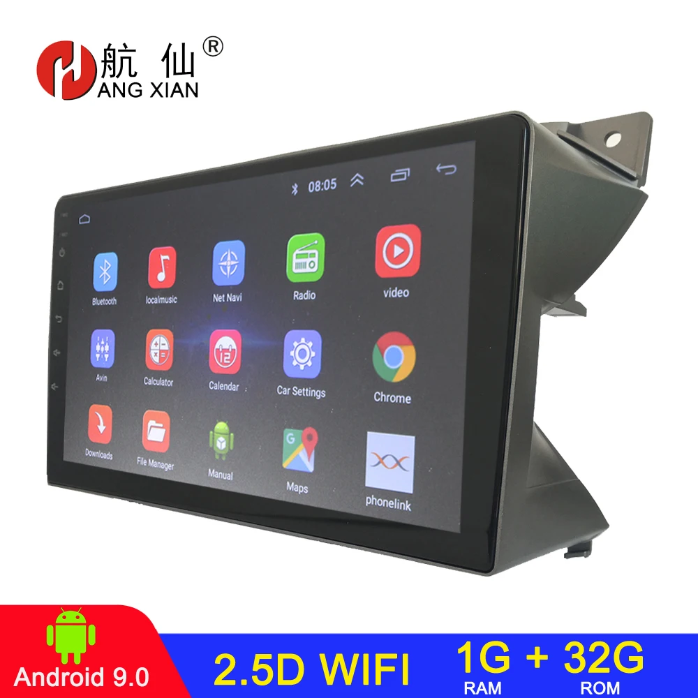 Wifi 1G 32G Android 9,0 2 din автомагнитола для Suzuki Alto 2009-2013 автомагнитола 2G+ 32G 4G интернет автомагнитола - Цвет: Wifi 1G 32G