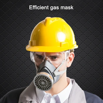 

Safety Gas Masks Anti Dust Spray Chemical Gas Cartridge Respirator Paint Filter face masks air pollution Health Care Masks