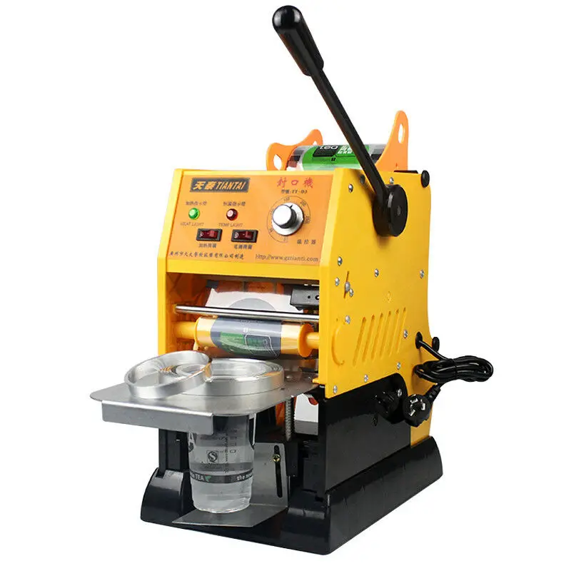 315W Commercial Electric Bubble Tea Boba Cup Sealer Sealing Machine for 9 /9.5CM Coffee/Milk | Инструменты
