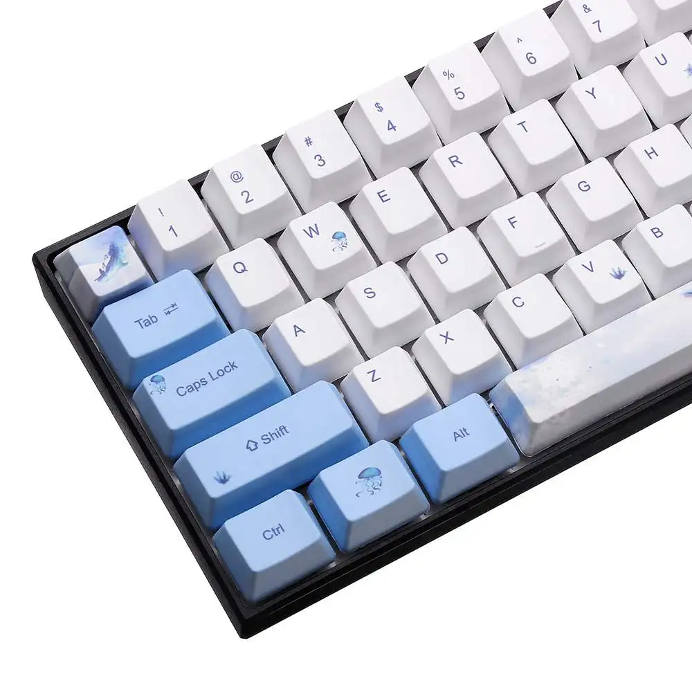 Кит тема Keycap набор PBT Сублимация OEM профиль Keycap для GK61 GK64 Механическая игровая клавиатура для ПК ноутбука