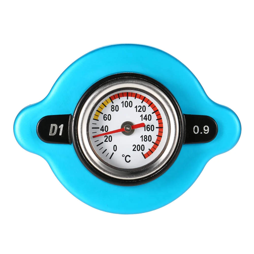 0.9 Bar Thermostatic Radiator Cap Cover with Water Temp Temperature Gauge for Truck Forklift Trailer | Автомобили и мотоциклы