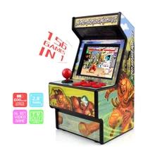 Портативная игровая консоль ретро мини-Аркада 16 бит игровой плеер Встроенная 156 Классическая видеоигра консоль для детей Детские Подарочные игрушки