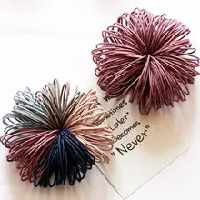 [100 упаковано в форме брусков] Корейская стильная Тонкая Повязка на голову, ультра-эластичная повязка для головы, повязка на голову для взрослых, простой головной убор для женщин