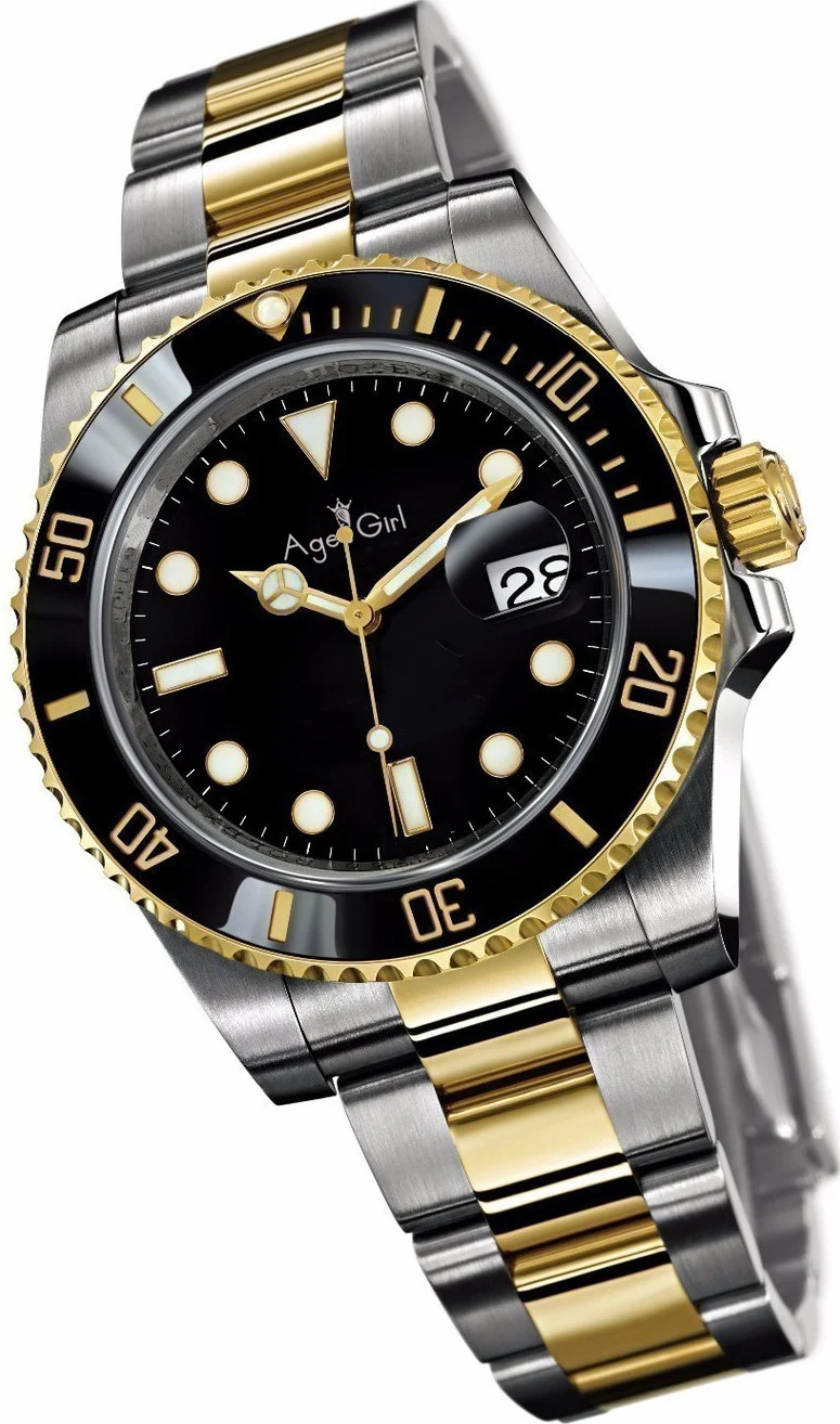 

Luxury Brand New Men's Automatic Mechanical Watches Silver Black Green Stainless Steel Ceramic Bezel Crystal Sapphire Glass AAA+