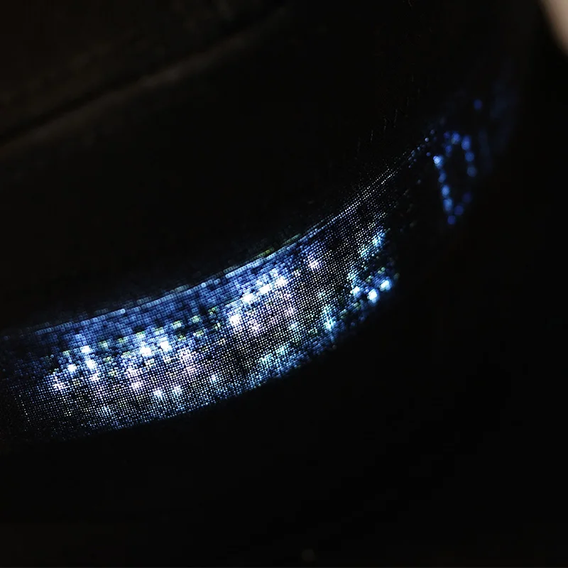 Красный/черный Bluetooth мобильное приложение управление светодиодные фонари Bluetooth хип-хоп шляпа для вечерние для верховой езды для мужчин и женщин реклама шляпа