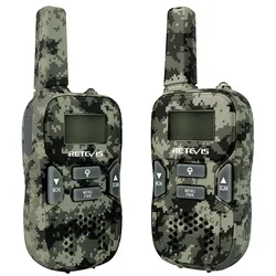 2pcs Mini Walkie Talkie Retevis RT33 0.5W PMR446MHz Portable 2 Way Radio USB Charging VOX CTCSS/DCS Gift Kids Radio Camouflage 2pcs Mini Walkie Talkie Retevis RT33 0.5W PMR446MHz Portable 2 Way Radio USB Charging VOX CTCSS/DCS Gift Kids Radio Camouflage