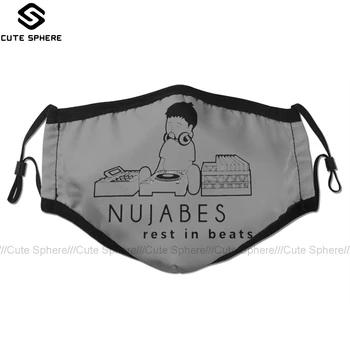 

Samurai Champloo Mouth Face Mask Nujabes Facial Mask Kawai Cool with 2 Filters for Adult