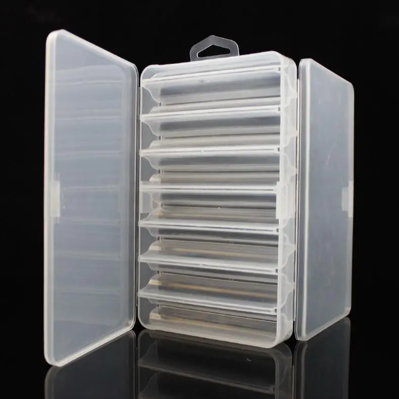 

Double Side 14 Compartments Fishing Lure Box for Minnow Shrimp Bait Metal Spoon Lures Storage Multi-function FishingTackle Box