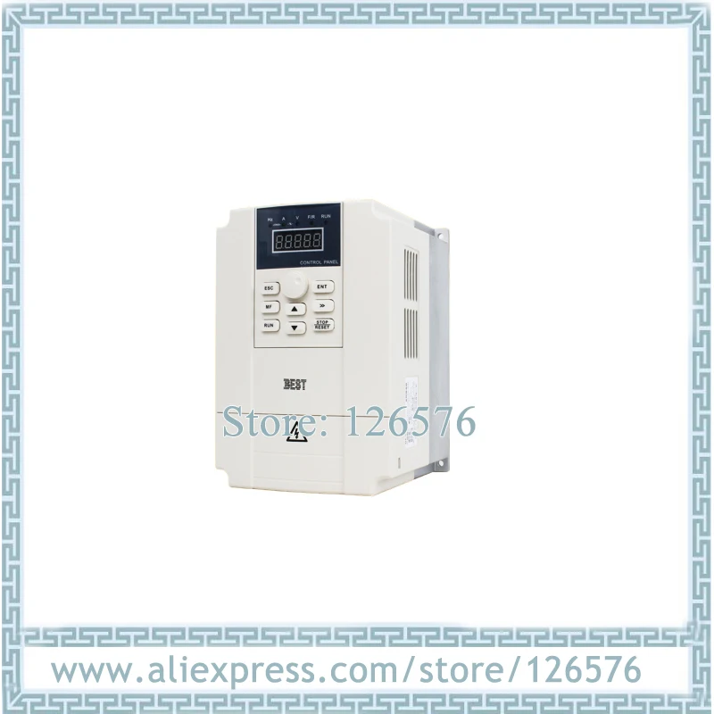 5.5KW AC380V частотный инвертор VFD 0-1000 преобразователь частоты Гц ЧПУ шпинделя инвертор