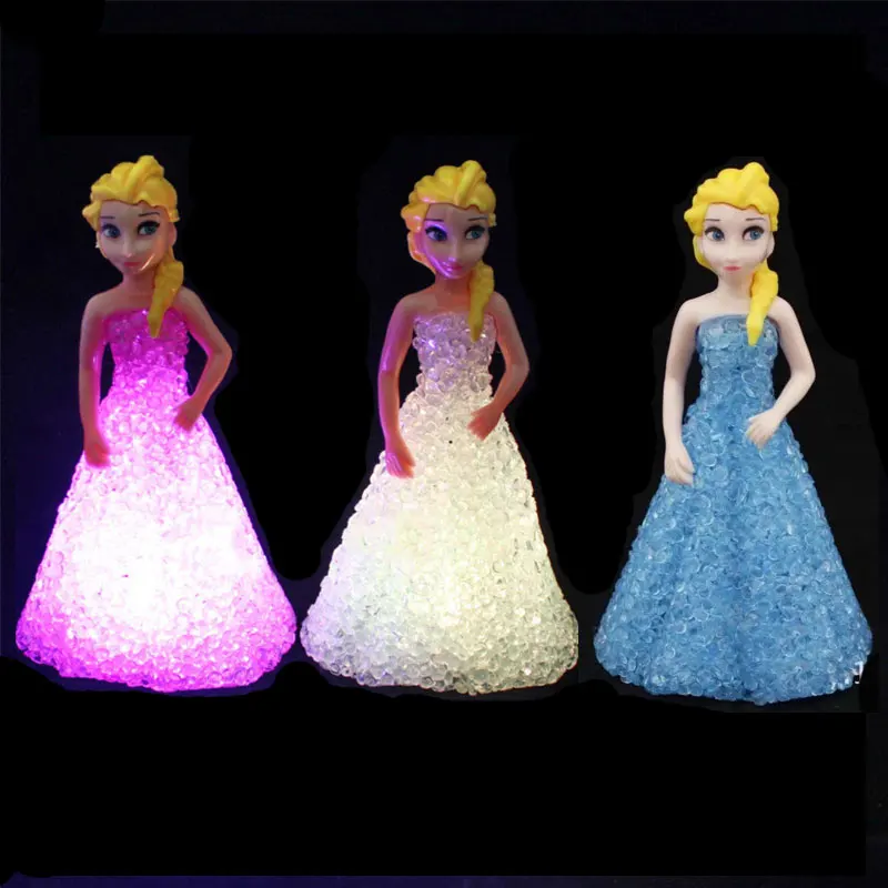 Figurines Elsa Lumineuses Reine des Neiges - LED Scintillante