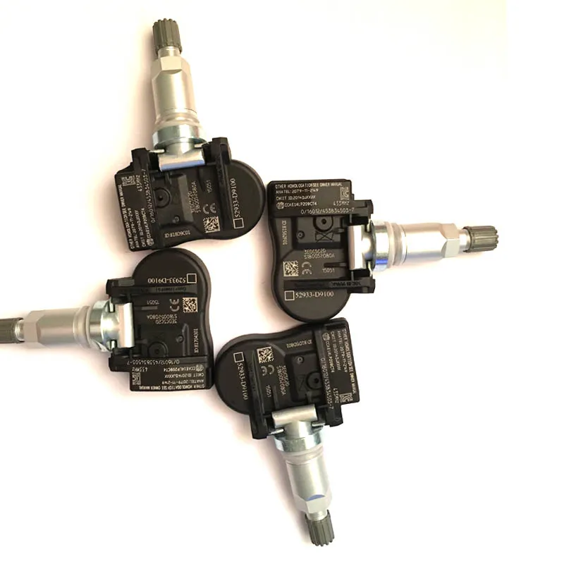 4Pcs Tire Pressure Sensor TPMS 52933-D9100 52933D9100 433Mhz For Kia NIRO SPORTAGE 17-19 SORENTO 18-19 G90 17-18 HYUNDAI 2018 4Pcs Tire Pressure Sensor TPMS 52933-D9100 52933D9100 433Mhz For Kia NIRO SPORTAGE 17-19 SORENTO 18-19 G90 17-18 HYUNDAI 2018