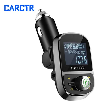

NEW Car MP3 Player Bluetooth Hand-free Large Screen Lyrics Display Aux Transmitter Car Blue Tooth FM Transmitters Radio HY92