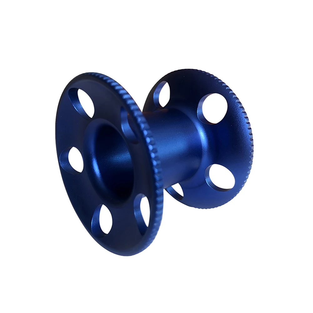 Синий Для Cave Finger Spool оборудование из алюминиевого сплава пустая катушка для подводного плавания Портативный Легкий подводный компактный - Цвет: Синий