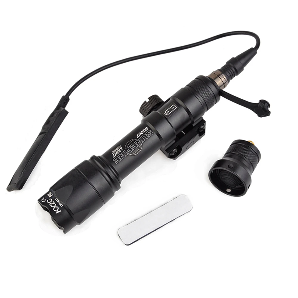 WADSN M600C Sout Flashlight LED Light LA PEQ-15 Laser with Dual Control Augmented Pressure Switch Block Accessory Kit