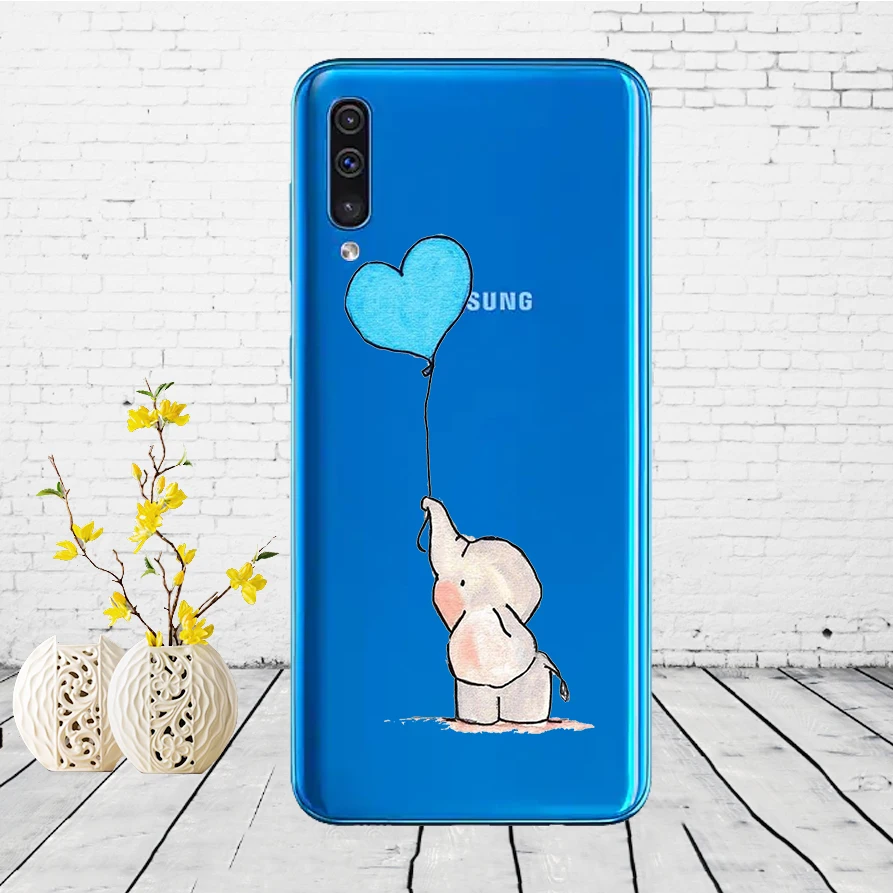 Чехол для samsung Galaxy A50 Силиконовая задняя крышка для телефона samsung A50 A30 SM-A305F A505 6,5 Fundas для Galaxy A305F A305 - Цвет: A49