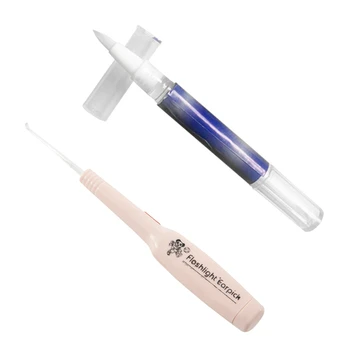 

Ear Crystal Remover LED Light Ear Pick Ran Color & Rotary Quick Remove Stains Yellow Teeth Beauty Clean Teeth Tooth Whitening