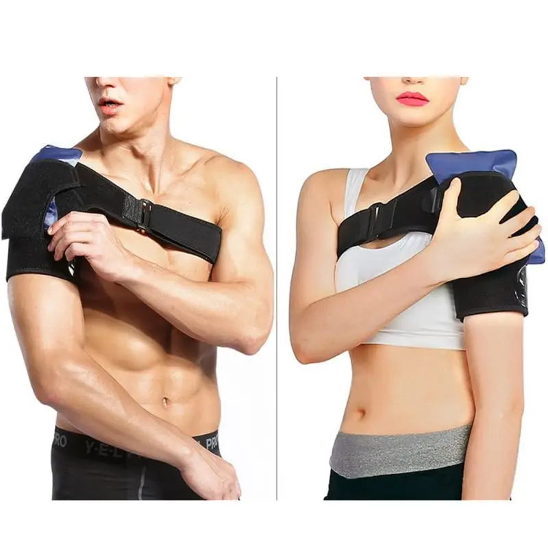 Спортивные ремешки на плечи бандаж Открытый Фитнес защита давление Один плечевой ремень облегчение боли лечение поддержка 66