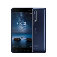 Глобальная версия мобильного телефона Nokia 8 5,3 ''ips QHD Snapdragon 835 Otca core 4 Гб 64 Гб 13 МП камера 3090 мАч Android смартфон