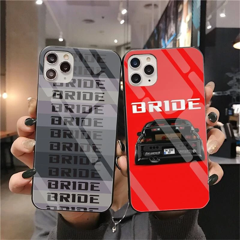 cute iphone cases Cô Dâu Jdm Ốp Lưng Điện Thoại Kính Cường Lực Cho iPhone 12 Max Pro Mini 11 Pro XR XS MAX 8X7 6 6S 6 Plus SE 2020 Ốp Lưng casely phone cases