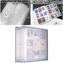 

Big Capacity Cards Photo Albums With 20/30/50 Page Photo Collect Name Card Album Book Binder Card Photocard Holder