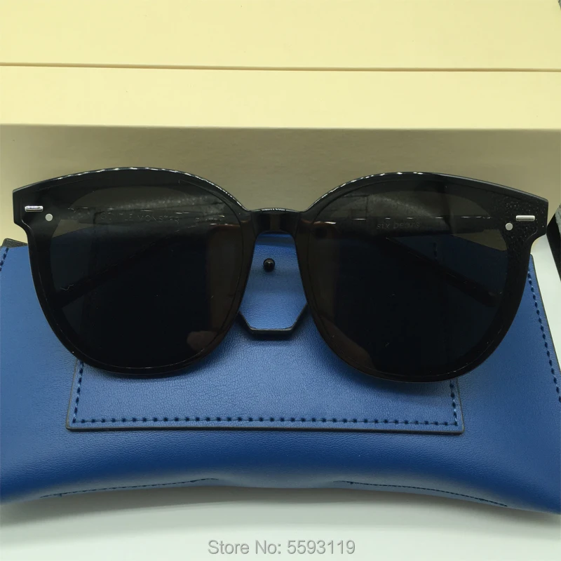 

2019 Korea Brand GENTLE Sunglasses sixbears Sunglasses Women Men Large size Round eyeglasses Uv400
